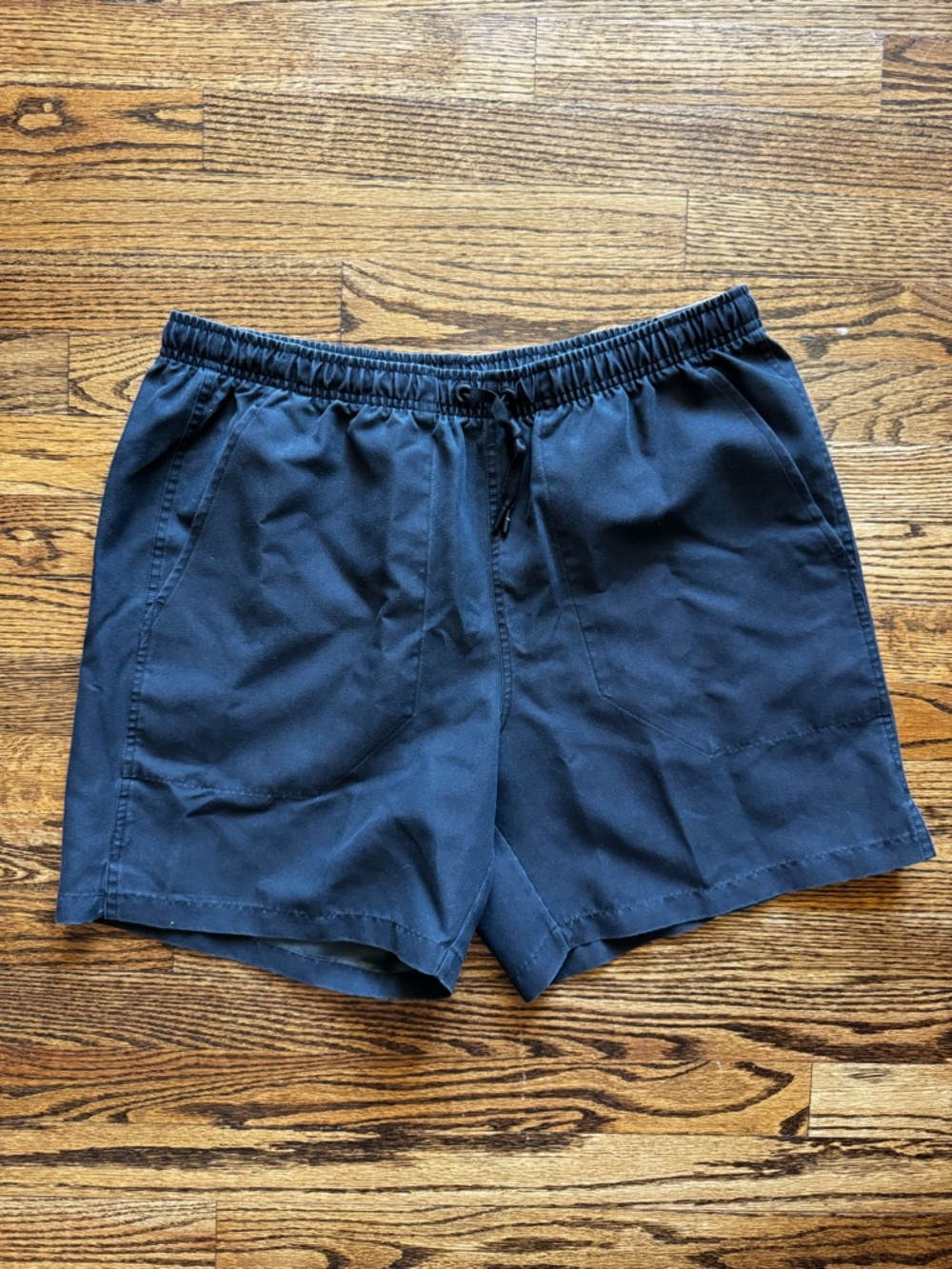 DSG Men's Navy Elastic Drawstring Athletic Shorts